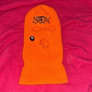 Section 8 orange ski mask
